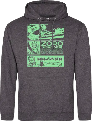 Zoro Roronoa - Straw Hat Pirates Swordman - one, piece, zoro, roronoa, anime, anime gift, jjk, pirate - Standard Hoodie