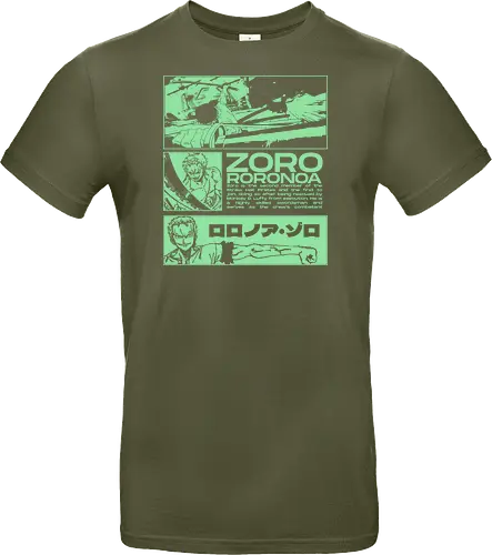 Zoro Roronoa - Straw Hat Pirates Swordman - one, piece, zoro, roronoa, anime, anime gift, jjk, pirate - Standard T-Shirt