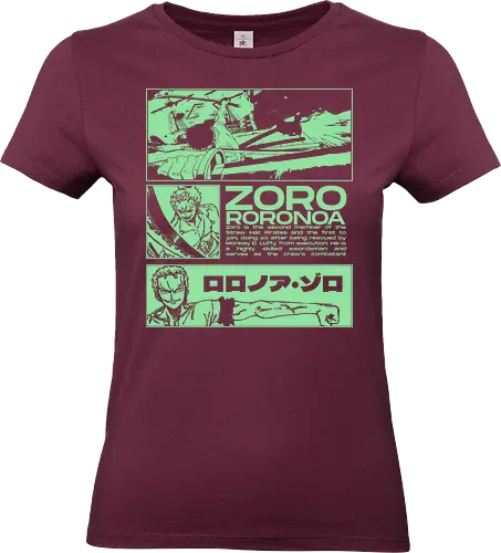 Zoro Roronoa - Straw Hat Pirates Swordman - one, piece, zoro, roronoa, anime, anime gift, jjk, pirate - Standard T-Shirt (Frauen)