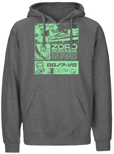 Zoro Roronoa - Straw Hat Pirates Swordman - one, piece, zoro, roronoa, anime, anime gift, jjk, pirate - Fairtrade Hoodie