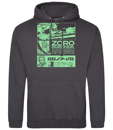 Zoro Roronoa - Straw Hat Pirates Swordman - one, piece, zoro, roronoa, anime, anime gift, jjk, pirate - Standard Hoodie