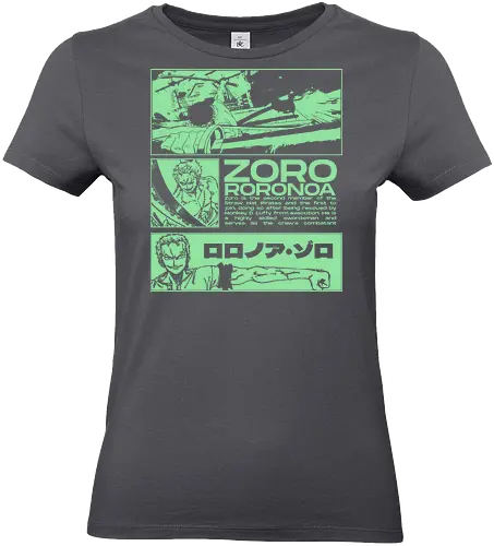 Zoro Roronoa - Straw Hat Pirates Swordman - one, piece, zoro, roronoa, anime, anime gift, jjk, pirate - Standard T-Shirt (Frauen)