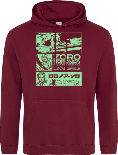 Zoro Roronoa - Straw Hat Pirates Swordman - one, piece, zoro, roronoa, anime, anime gift, jjk, pirate - Standard Hoodie