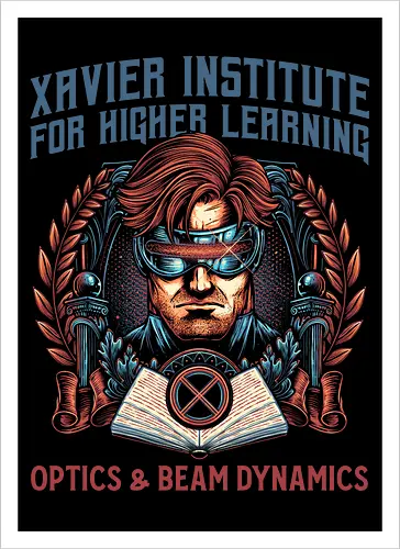 Optics and Beam Dynamics - Comics, comic book, movie, superhero, mutant, character, action, sci-fi - Kunstdruck