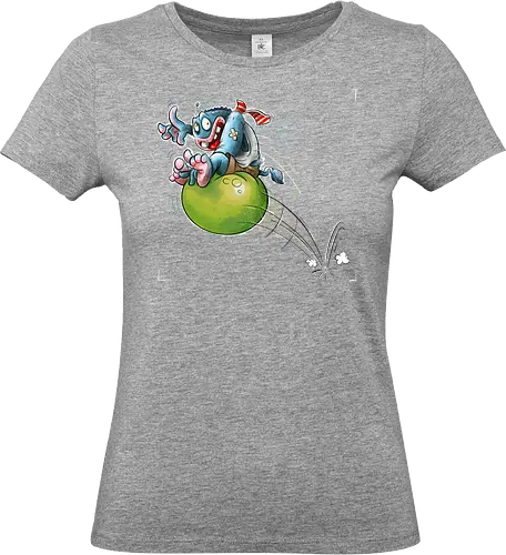 Hüpfball. - Monster, Monsta, Hüpfball - Standard T-Shirt (Frauen)