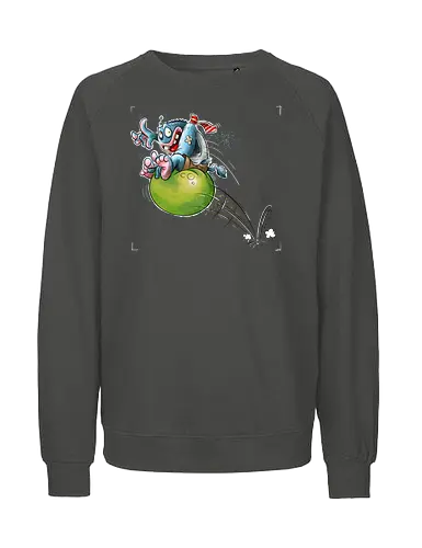 Hüpfball. - Monster, Monsta, Hüpfball - Fairtrade Sweatshirt