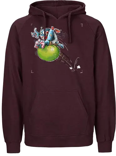 Hüpfball. - Monster, Monsta, Hüpfball - Fairtrade Hoodie