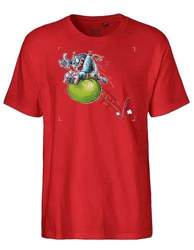 Hüpfball. - Monster, Monsta, Hüpfball - Fairtrade T-Shirt
