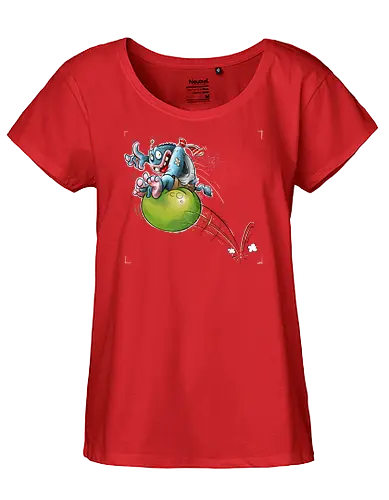 Hüpfball. - Monster, Monsta, Hüpfball - Fairtrade Girl Shirt