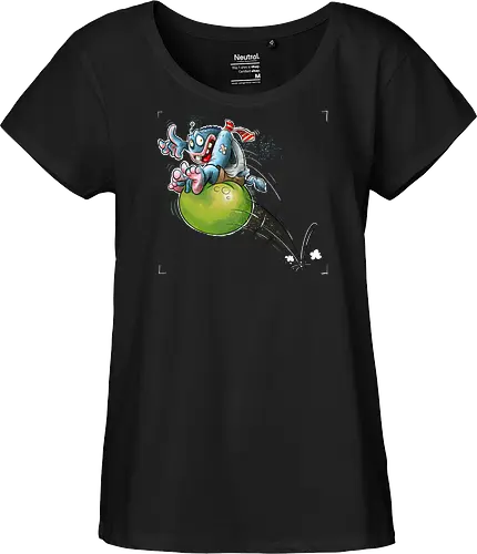Hüpfball. - Monster, Monsta, Hüpfball - Fairtrade Girl Shirt