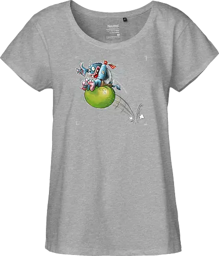 Hüpfball. - Monster, Monsta, Hüpfball - Fairtrade Girl Shirt