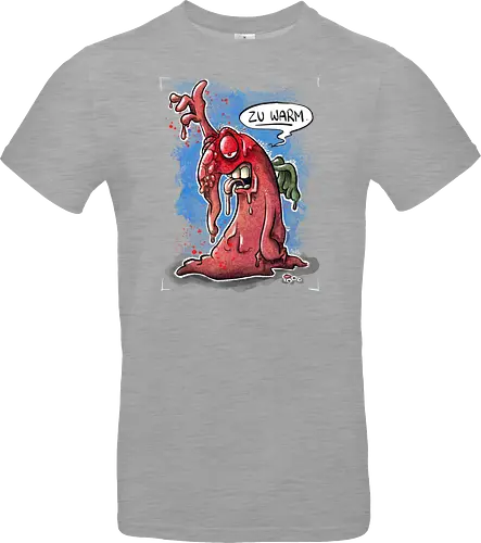Zu warm. - Monsta, Monster, Hitze, Sommer, warm - Standard T-Shirt