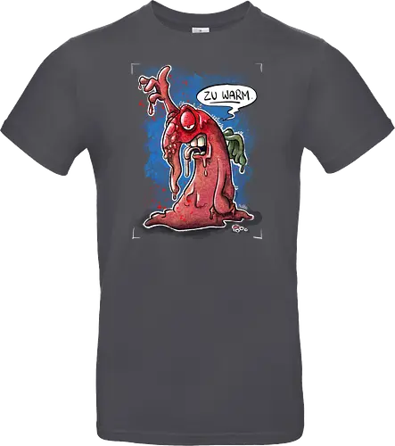 Zu warm. - Monsta, Monster, Hitze, Sommer, warm - Standard T-Shirt