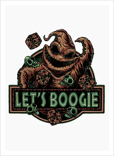 Let’s Boogie - Movie, animated, animation, horror, Halloween, creature, character, fantasy - Kunstdruck