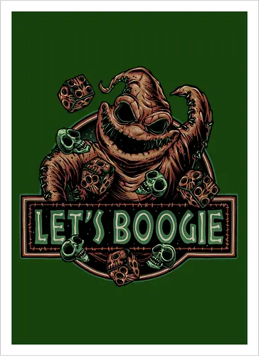 Let’s Boogie - Movie, animated, animation, horror, Halloween, creature, character, fantasy - Kunstdruck