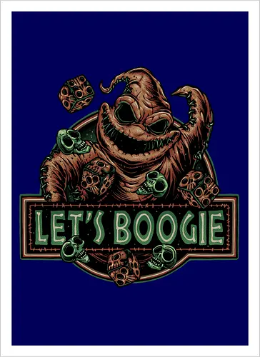 Let’s Boogie - Movie, animated, animation, horror, Halloween, creature, character, fantasy - Kunstdruck