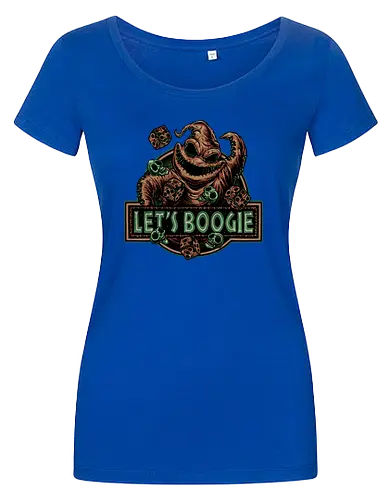 Let’s Boogie - Movie, animated, animation, horror, Halloween, creature, character, fantasy - Damen T-Shirt