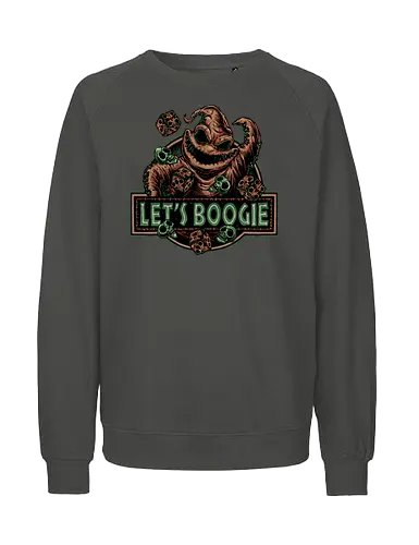 Let’s Boogie - Movie, animated, animation, horror, Halloween, creature, character, fantasy - Fairtrade Sweatshirt