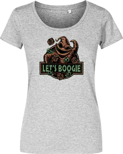 Let’s Boogie - Movie, animated, animation, horror, Halloween, creature, character, fantasy - Damen T-Shirt