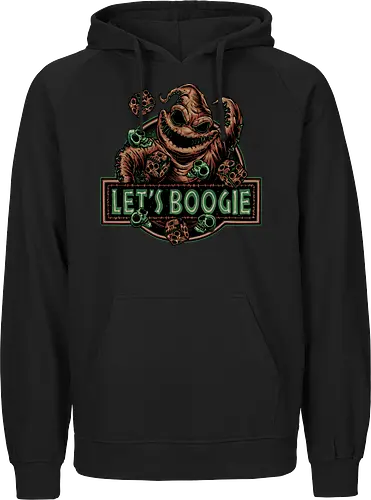 Let’s Boogie - Movie, animated, animation, horror, Halloween, creature, character, fantasy - Fairtrade Hoodie