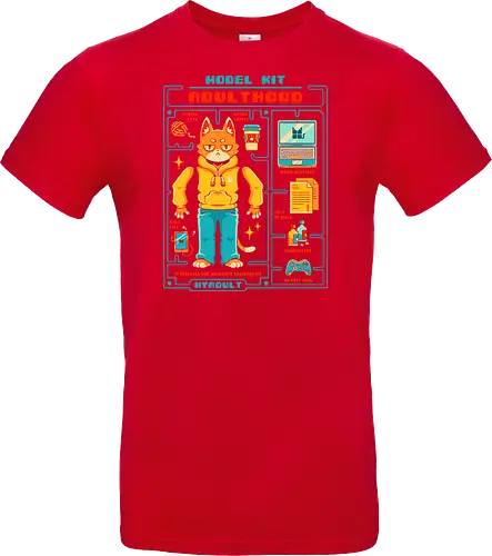 MODEL KIT: ADULTHOOD - model kit, millennials, retro, vintage, gamer, adulthood - Standard T-Shirt