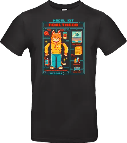 MODEL KIT: ADULTHOOD - model kit, millennials, retro, vintage, gamer, adulthood - Standard T-Shirt