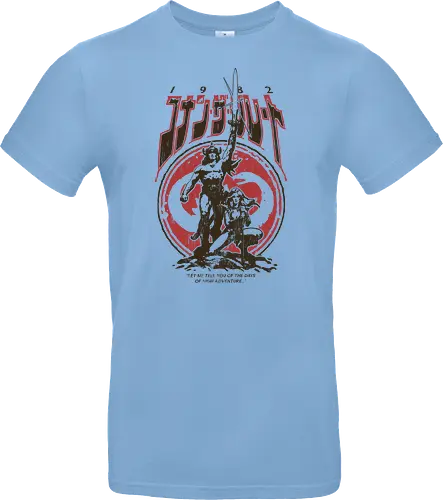 High Adventure 1982 - conan, retro, movie, 80s, warrior, japan, demonigote - Standard T-Shirt