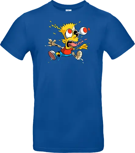 Freaky Junge - Kreatur des Chaos - freaky boy, gelbe kreatur, horror kunst, creepy cartoon, skelett kunst, body horror, seltsame kreatur, dark cartoon, surreal art, creepy art, monster design, horror cartoon, seltsamer charakter, schwarzer humor, geek art - Standard T-Shirt