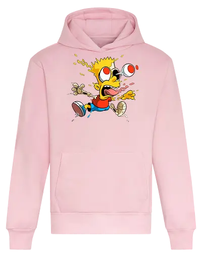 Freaky Junge - Kreatur des Chaos - freaky boy, gelbe kreatur, horror kunst, creepy cartoon, skelett kunst, body horror, seltsame kreatur, dark cartoon, surreal art, creepy art, monster design, horror cartoon, seltsamer charakter, schwarzer humor, geek art - Heavyweight Hoodie