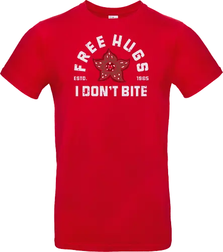 I Don't Bite - free hugs, funny, Strange, tv series, demogorgon, 80s, 90s, TV - Standard T-Shirt