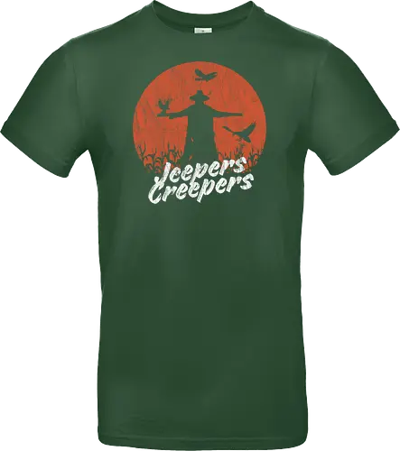 You have beautiful eyes! - jeepers creepers, eyes, horror movie, jeepers, raven, scarecrow, vintage, beatngu - Standard T-Shirt