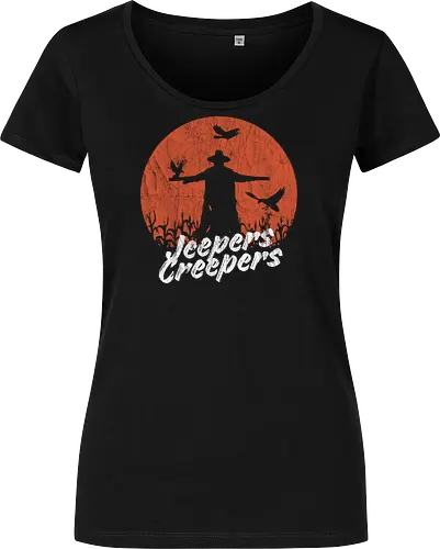 You have beautiful eyes! - jeepers creepers, eyes, horror movie, jeepers, raven, scarecrow, vintage, beatngu - Damen T-Shirt