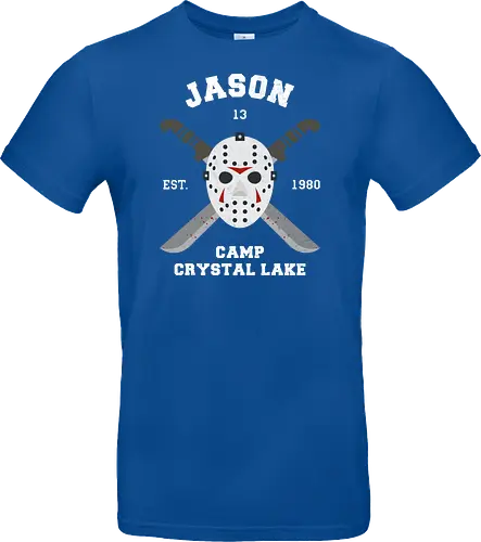 Jason Voorhees - Crystal Lake - friday the 13th, jason voorhees, crystal lake, jason, halloween, horror movie, horror, jason voorhees mask - Standard T-Shirt