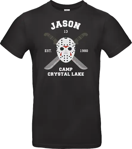 Jason Voorhees - Crystal Lake - friday the 13th, jason voorhees, crystal lake, jason, halloween, horror movie, horror, jason voorhees mask - Standard T-Shirt