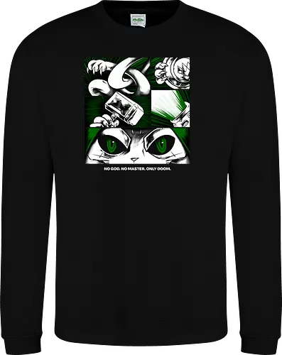 return of catvengers  - cat, meow, kitty, fun, avenger, drdoom, doomsday, cartoon, fantastic, hoomanlover, catlover - Sweatshirt