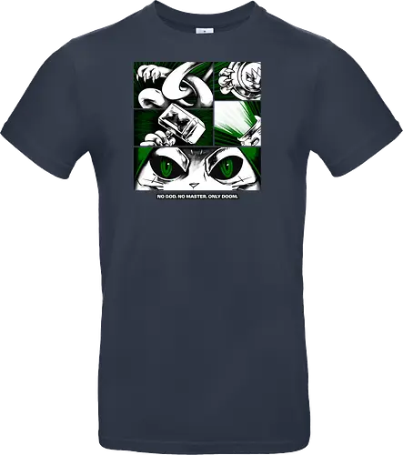 return of catvengers  - cat, meow, kitty, fun, avenger, drdoom, doomsday, cartoon, fantastic, hoomanlover, catlover - Standard T-Shirt