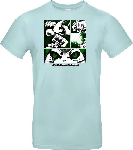 return of catvengers  - cat, meow, kitty, fun, avenger, drdoom, doomsday, cartoon, fantastic, hoomanlover, catlover - Standard T-Shirt