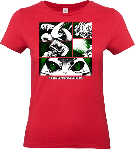 return of catvengers  - cat, meow, kitty, fun, avenger, drdoom, doomsday, cartoon, fantastic, hoomanlover, catlover - Standard T-Shirt (Frauen)