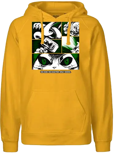 return of catvengers  - cat, meow, kitty, fun, avenger, drdoom, doomsday, cartoon, fantastic, hoomanlover, catlover - Fairtrade Hoodie