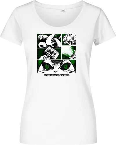 return of catvengers  - cat, meow, kitty, fun, avenger, drdoom, doomsday, cartoon, fantastic, hoomanlover, catlover - Damen T-Shirt