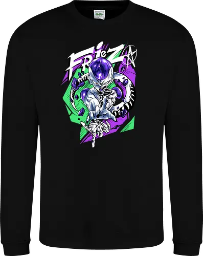 broken violet alien  - Dragon, frieza, villain, streetwear, artwear, cool, songoku - Sweatshirt