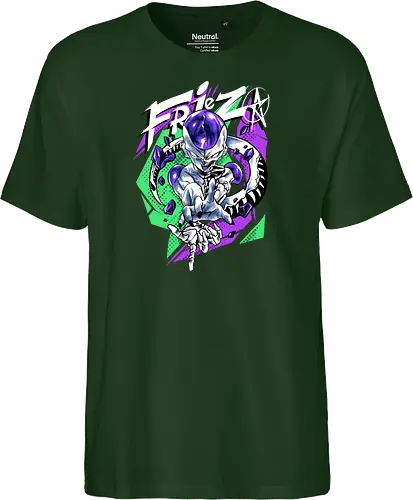 broken violet alien  - Dragon, frieza, villain, streetwear, artwear, cool, songoku - Fairtrade T-Shirt