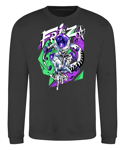 broken violet alien  - Dragon, frieza, villain, streetwear, artwear, cool, songoku - Sweatshirt