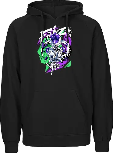 broken violet alien  - Dragon, frieza, villain, streetwear, artwear, cool, songoku - Fairtrade Hoodie