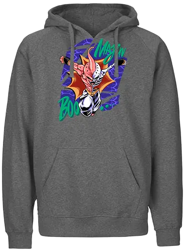 candy monster act  - majinbuu, kidsbuu, villain, skeleton, skull, streetwear, artwear, cool - Fairtrade Hoodie