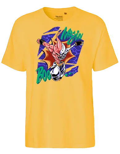 candy monster act  - majinbuu, kidsbuu, villain, skeleton, skull, streetwear, artwear, cool - Fairtrade T-Shirt