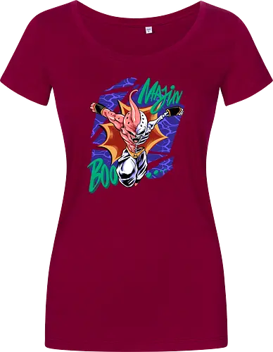 candy monster act  - majinbuu, kidsbuu, villain, skeleton, skull, streetwear, artwear, cool - Damen T-Shirt