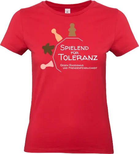 Spielend für Toleranz - Toleranz, Brettspiele - Standard T-Shirt (Frauen)