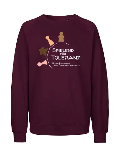 Spielend für Toleranz - Toleranz, Brettspiele - Fairtrade Sweatshirt