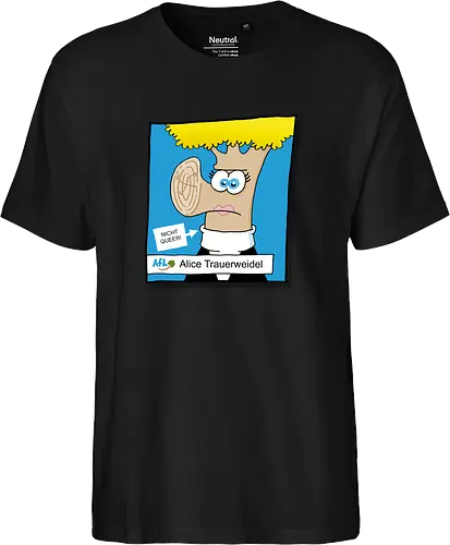 Trauerweidel - Ruthe, Trauerweidel, Baum, Wald - Fairtrade T-Shirt